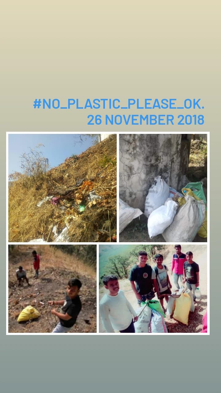 #No Plastic Please cleanup drive — 26 November 2018